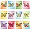 12Pcs 8 x 10 Inch Pre Drawn Canvas to Paint for Adults, Paint Canvases for Painting, Pre Printed Canvas Set Sip and Paints Kit for Paints Party Favors(Butterfly)